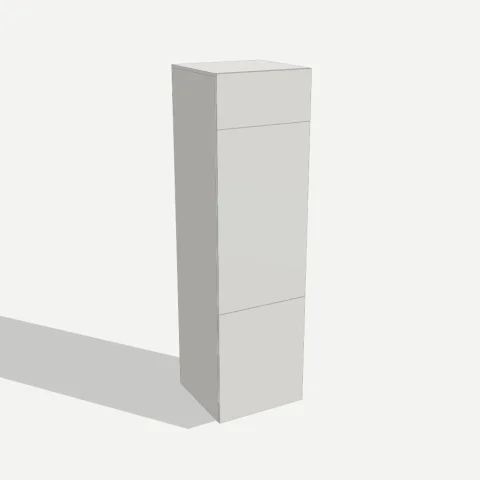 Кухня: пенал под холодильник 600×2200×560