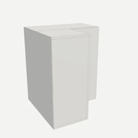 Кухня: угловой навесной 600×720×300