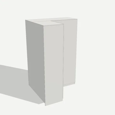 Шкаф угловой Г-образный 1600×2400×600