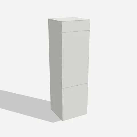 Кухня: пенал под холодильник 600×2100×560