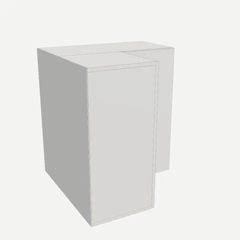 Кухня: угловой навесной 650×720×320