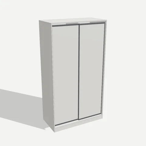 Шкаф-купе 2-дверный 1200×2200×600