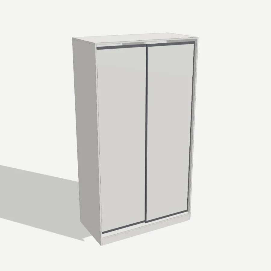 Шкаф-купе 2-дверный 1200×2200×600